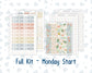 Kit 0261 - Laurel Denise The Anne Planner Large - Weekly Kit - April - Llama Spring
