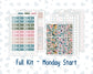 Kit 0275 - Laurel Denise The Anne Planner Large - Weekly Kit - July - Tropical Safari Blush