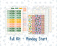 Kit 0226 - Laurel Denise Standard - Vertical - Weekly Kit - July - Tropical Whimsy