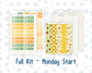 Kit 0277 - Laurel Denise The Anne Planner Large - Weekly Kit - August - Sunflower Drama Club