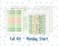 Kit 0256 - Laurel Denise The Anne Planner Large - Weekly Kit - March - Froggy Luck