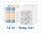 Kit 0299 - Laurel Denise The Anne Planner Large - Weekly Kit - October - Book Nook