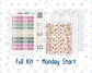 Kit 0307 - Laurel Denise The Anne Planner Large - Weekly Kit - December - Velvet Hearth