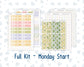 Kit 0280 - Laurel Denise The Anne Planner Large - Weekly Kit - Half Past Six In August