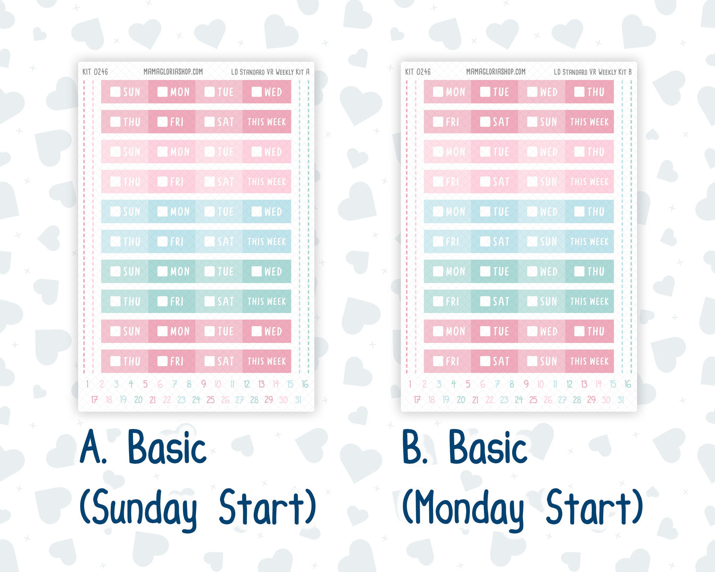 Kit 0246 - Laurel Denise Standard - Vertical - Weekly Kit - December - Gingerbread Sweets