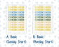 Kit 0274 - Laurel Denise The Anne Planner Large - Weekly Kit - July - Sunny Lemon Shore