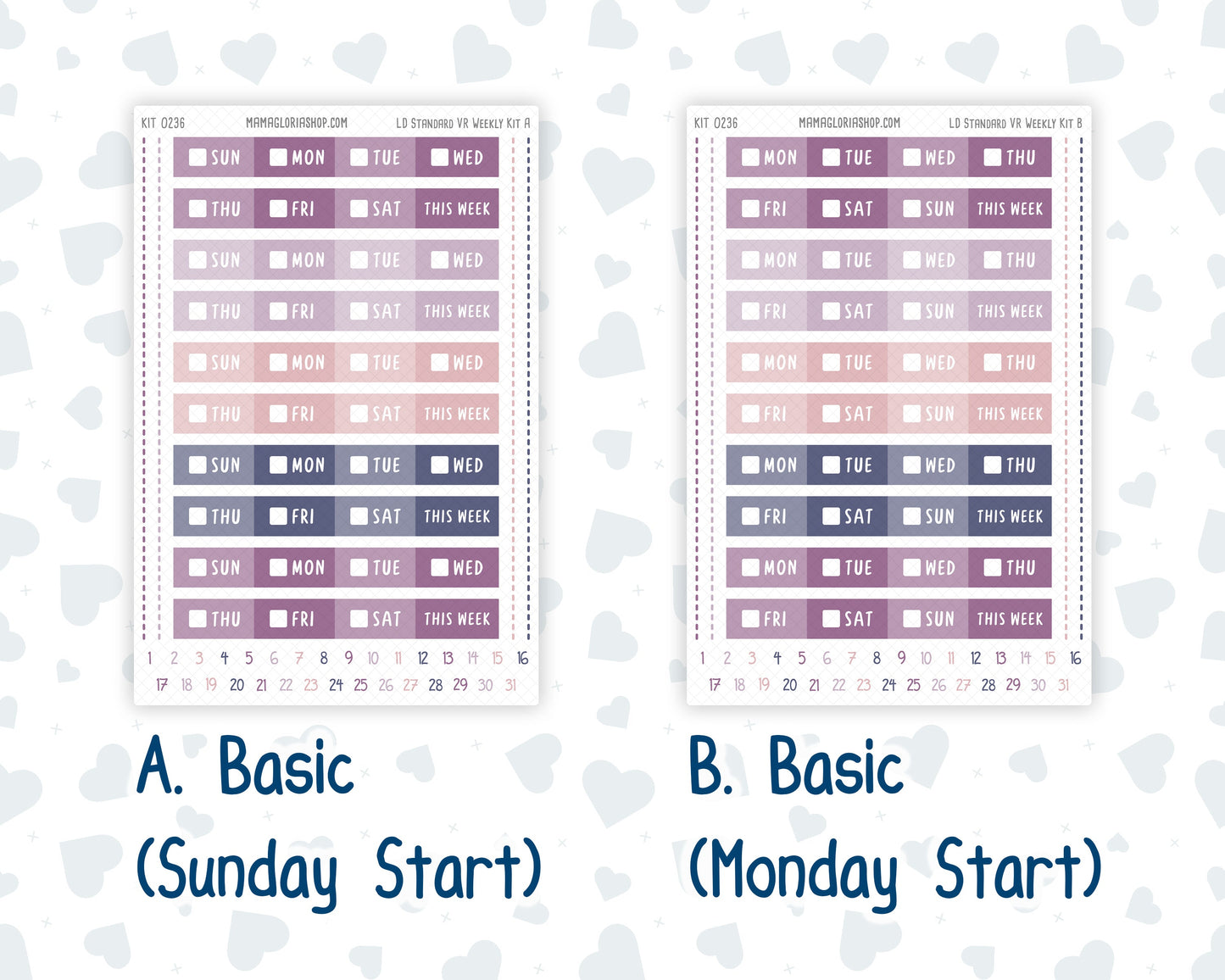 Kit 0236 - Laurel Denise Standard - Vertical - Weekly Kit - October - Sweet & Spooky