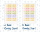 Kit 0280 - Laurel Denise The Anne Planner Large - Weekly Kit - Half Past Six In August