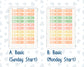 Kit 0228 - Laurel Denise Standard - Vertical - Weekly Kit - August - Just Peachy