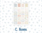 Kit 0261 - Laurel Denise The Anne Planner Large - Weekly Kit - April - Llama Spring