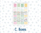 Kit 0267 - Laurel Denise The Anne Planner Large - Weekly Kit - May - Flowers For Mama