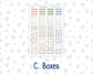 Kit 0266 - Laurel Denise The Anne Planner Large - Weekly Kit - May - Froggy Lake Picnic