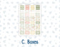 Kit 0295 - Laurel Denise The Anne Planner Large - Weekly Kit - September - Apple Harvest