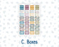 Kit 0304 - Laurel Denise The Anne Planner Large - Weekly Kit - November - Autumn In Bloom