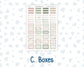 Kit 0257 - Laurel Denise The Anne Planner Large - Weekly Kit - March - Blush Garden