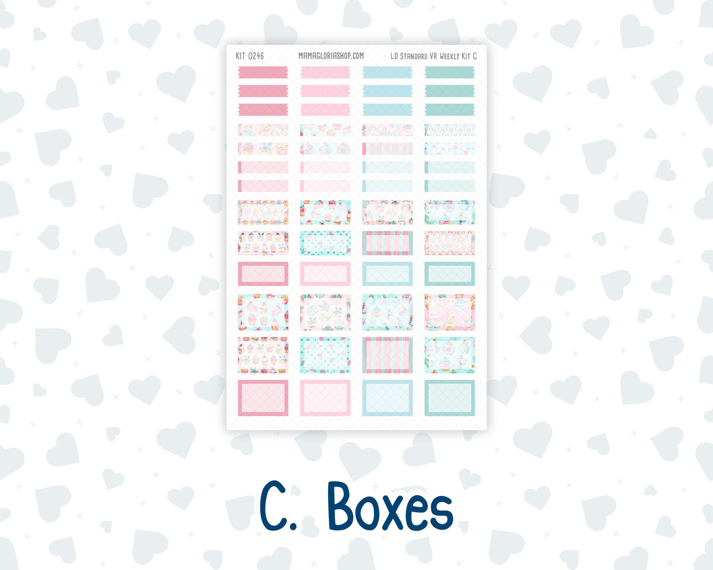 Kit 0246 - Laurel Denise Standard - Vertical - Weekly Kit - December - Gingerbread Sweets