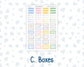 Kit 0279 - Laurel Denise The Anne Planner Large - Weekly Kit - August - Not Ready For School