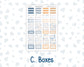 Kit 0299 - Laurel Denise The Anne Planner Large - Weekly Kit - October - Book Nook