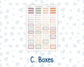 Kit 0293 - Laurel Denise The Anne Planner Large - Weekly Kit - September - Fleur de Provence