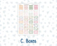 Kit 0259 - Laurel Denise The Anne Planner Large - Weekly Kit - March - Spring Garden Chores