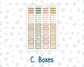 Kit 0243 - Laurel Denise Standard - Vertical - Weekly Kit - November - Boho Autumn