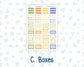 Kit 0229 - Laurel Denise Standard - Vertical - Weekly Kit - August - Golden Faces