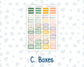 Kit 0226 - Laurel Denise Standard - Vertical - Weekly Kit - July - Tropical Whimsy