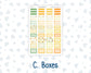 Kit 0277 - Laurel Denise The Anne Planner Large - Weekly Kit - August - Sunflower Drama Club