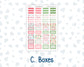 Kit 0276 - Laurel Denise The Anne Planner Large - Weekly Kit - July - Melon Crush