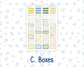 Kit 0274 - Laurel Denise The Anne Planner Large - Weekly Kit - July - Sunny Lemon Shore