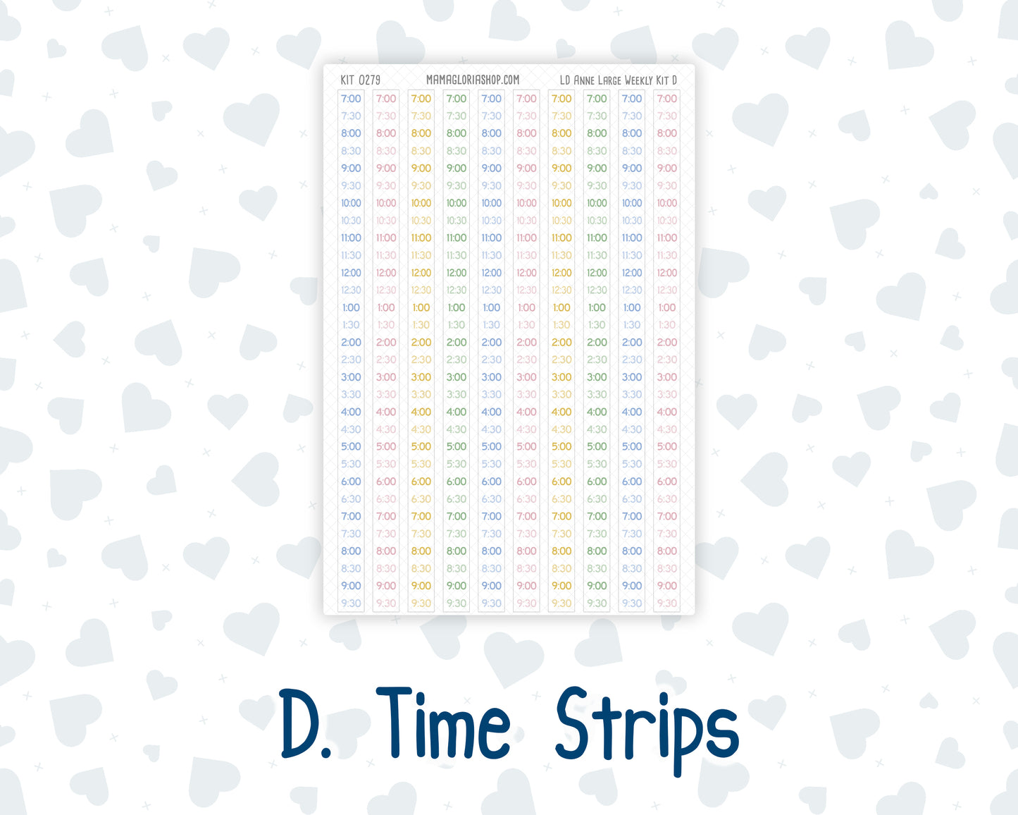 Kit 0279 - Laurel Denise The Anne Planner Large - Weekly Kit - August - Not Ready For School