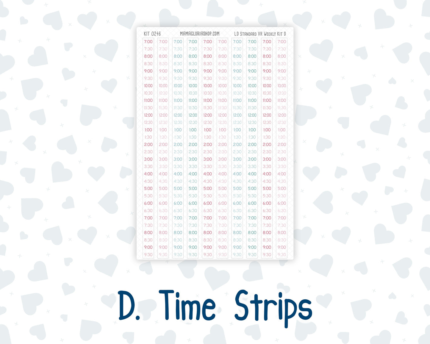 Kit 0246 - Laurel Denise Standard - Vertical - Weekly Kit - December - Gingerbread Sweets