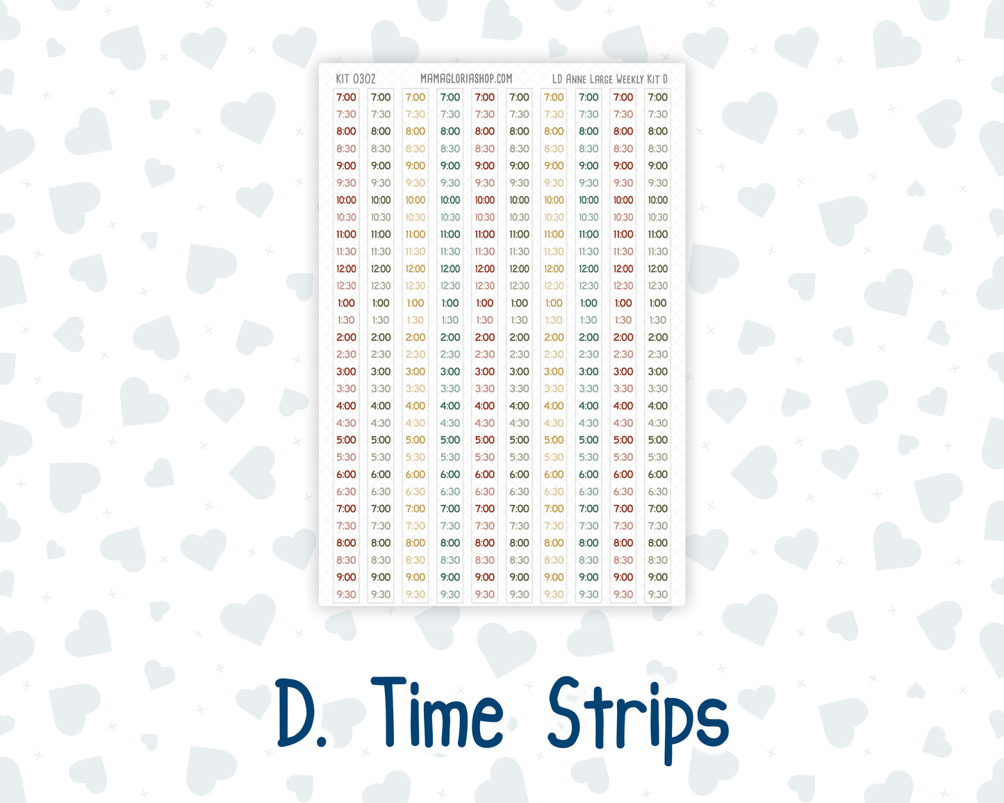 Kit 0302 - Laurel Denise The Anne Planner Large - Weekly Kit - November - Thankful Season