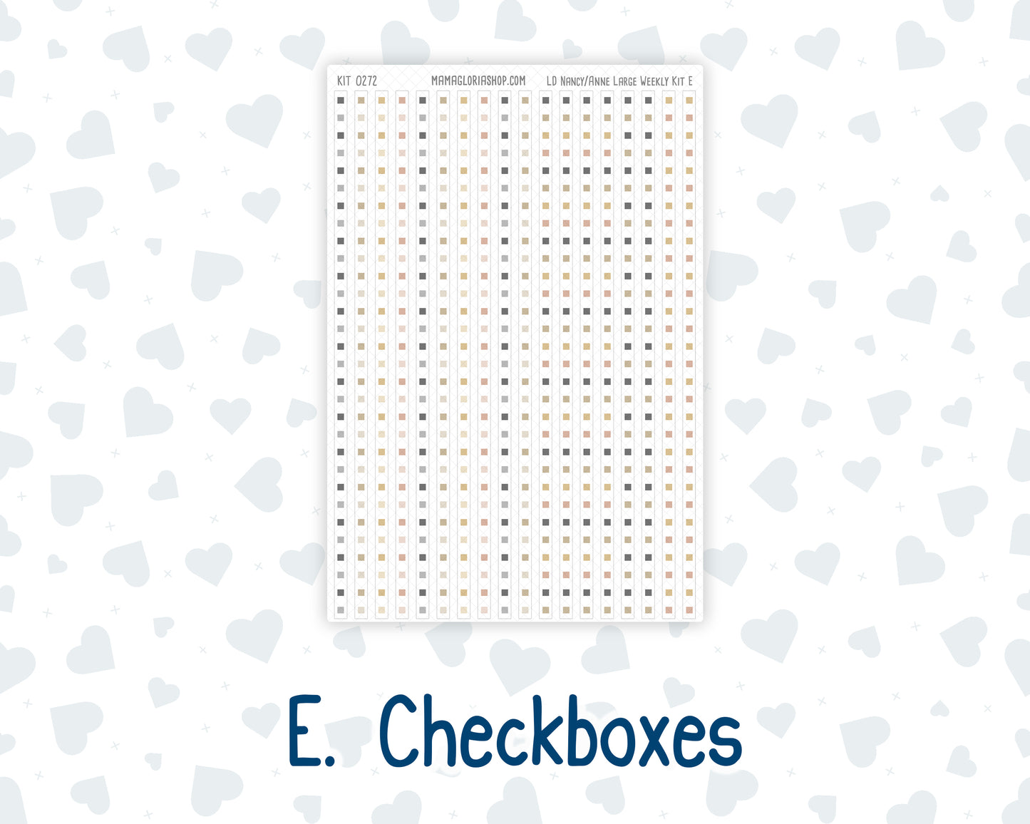 Kit 0272 - Laurel Denise The Anne Planner Large - Weekly Kit - May - Graduation