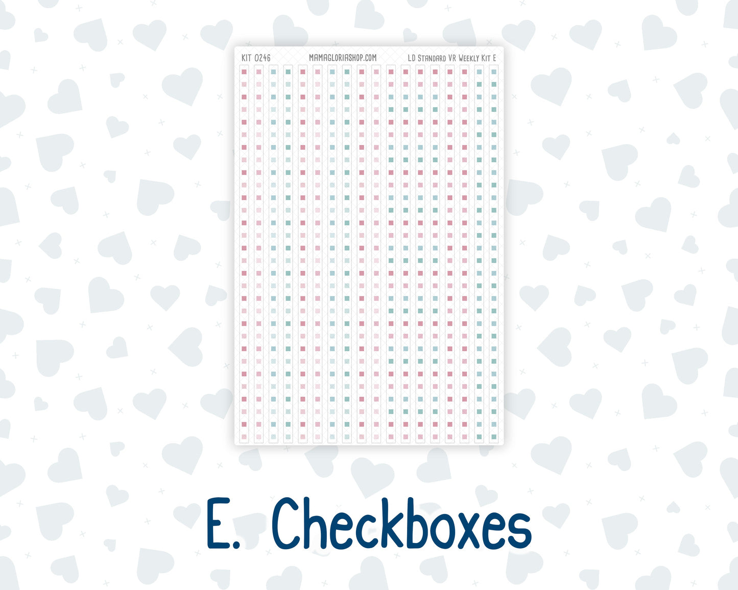 Kit 0246 - Laurel Denise Standard - Vertical - Weekly Kit - December - Gingerbread Sweets