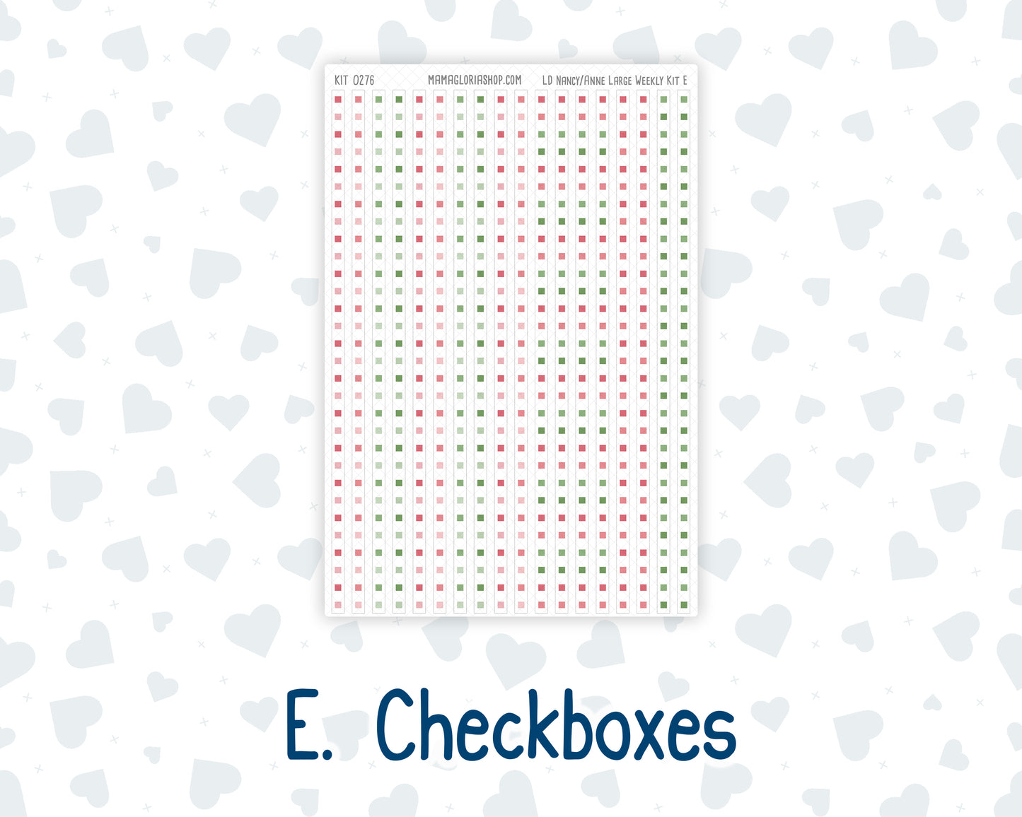Kit 0276 - Laurel Denise The Anne Planner Large - Weekly Kit - July - Melon Crush