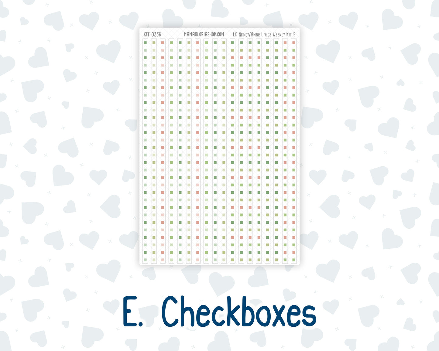 Kit 0256 - Laurel Denise The Anne Planner Large - Weekly Kit - March - Froggy Luck