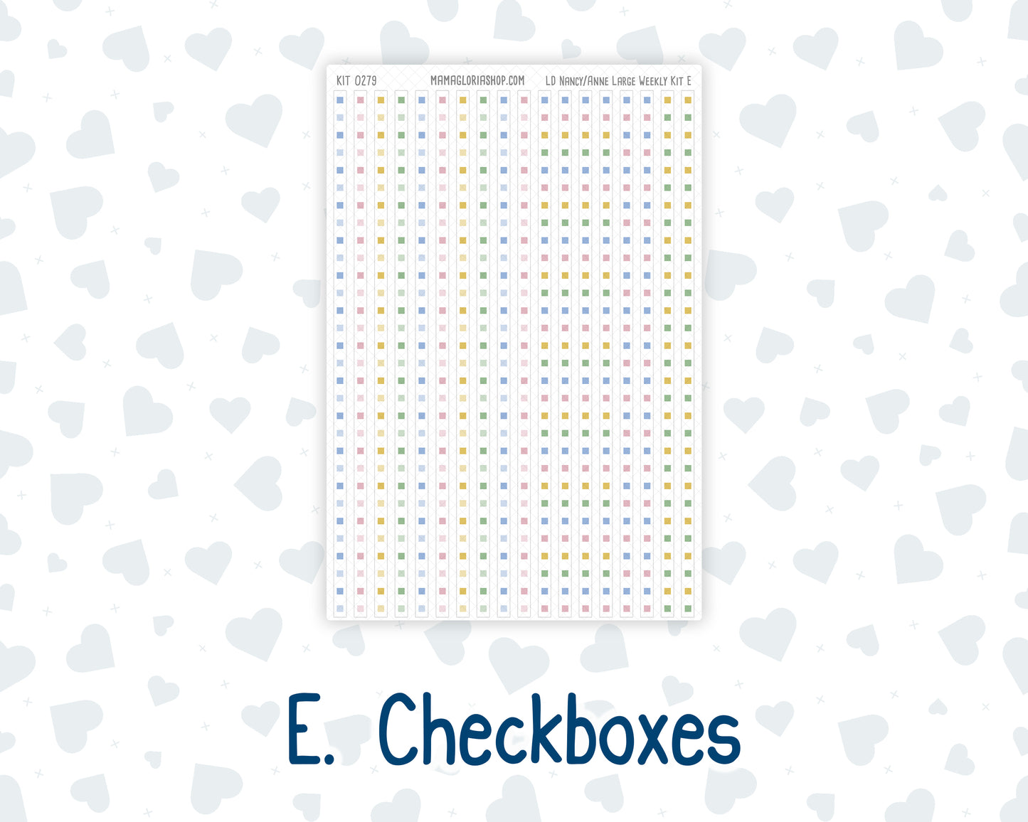 Kit 0279 - Laurel Denise The Anne Planner Large - Weekly Kit - August - Not Ready For School