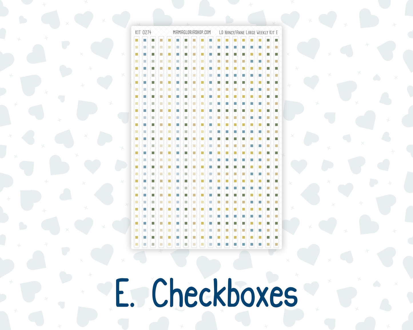 Kit 0274 - Laurel Denise The Anne Planner Large - Weekly Kit - July - Sunny Lemon Shore
