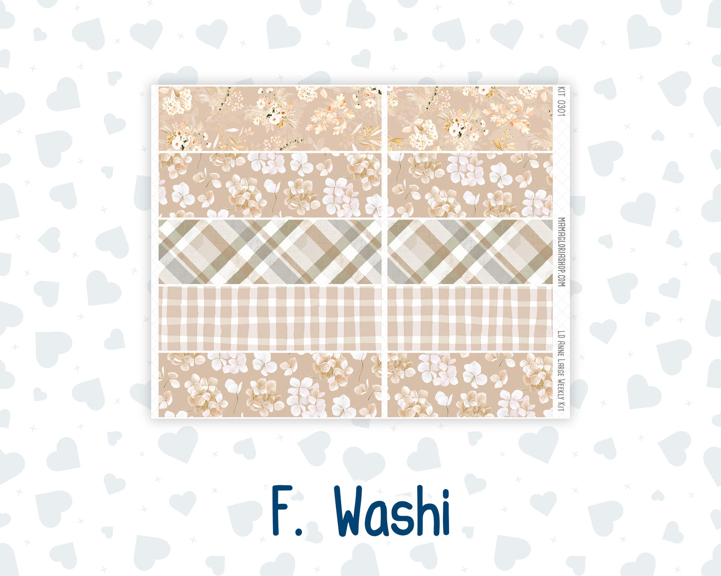 Kit 0301 - Laurel Denise The Anne Planner Large - Weekly Kit - November - Sunday Comfort