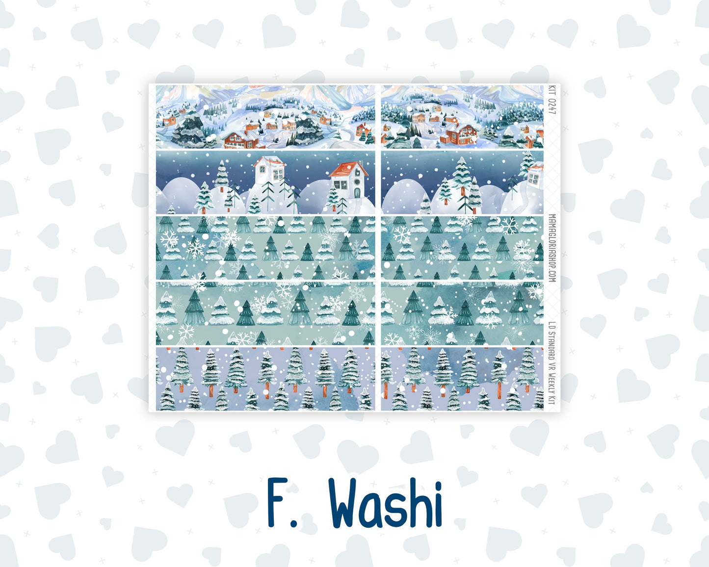 Kit 0247 - Laurel Denise Standard - Vertical - Weekly Kit - December - Snow Day Adventures