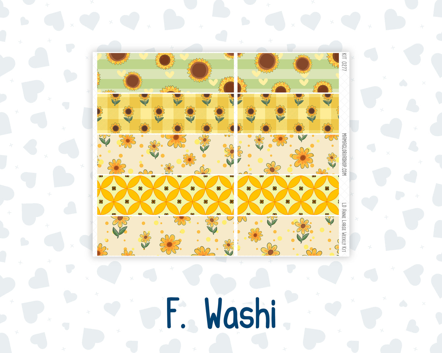 Kit 0277 - Laurel Denise The Anne Planner Large - Weekly Kit - August - Sunflower Drama Club