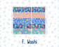 Kit 0268 - Laurel Denise The Anne Planner Large - Weekly Kit - June - Sea Sweeties
