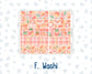 Kit 0278 - Laurel Denise The Anne Planner Large - Weekly Kit - August - Oops, All Peaches
