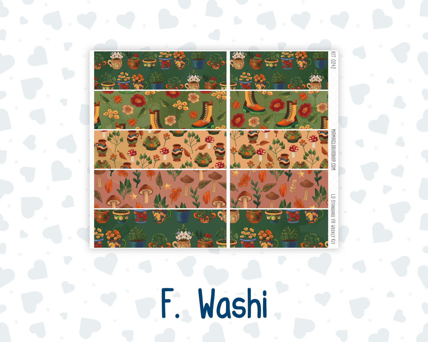 Kit 0242 - Laurel Denise Standard - Vertical - Weekly Kit - November - Cottage Autumn