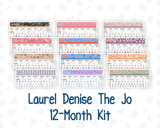 12-Month Kit- Laurel Denise The Jo (Pop-Up) Planner 2026