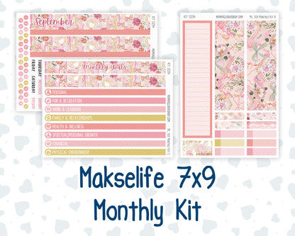 Kit 0294 - 7x9 - MakseLife - Monthly Kit - September - Rosy Reveria