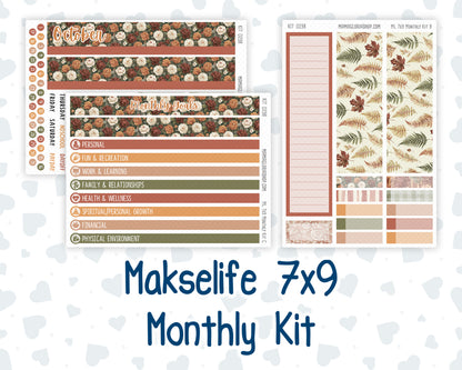 Kit 0298 - 7x9 - MakseLife - Monthly Kit - October - Velvet Bloom