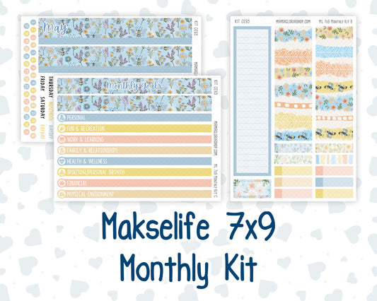 Kit 0265 - 7x9 - MakseLife - Monthly Kit - May - Honeybee Sky