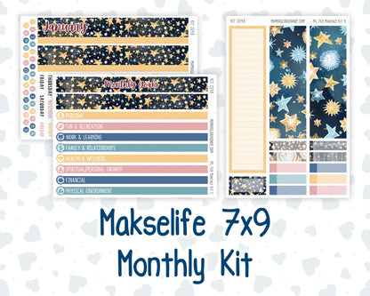 Kit 0248 - 7x9 - MakseLife - Monthly Kit - January - Midnight Countdown